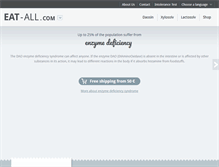 Tablet Screenshot of eat-all.com